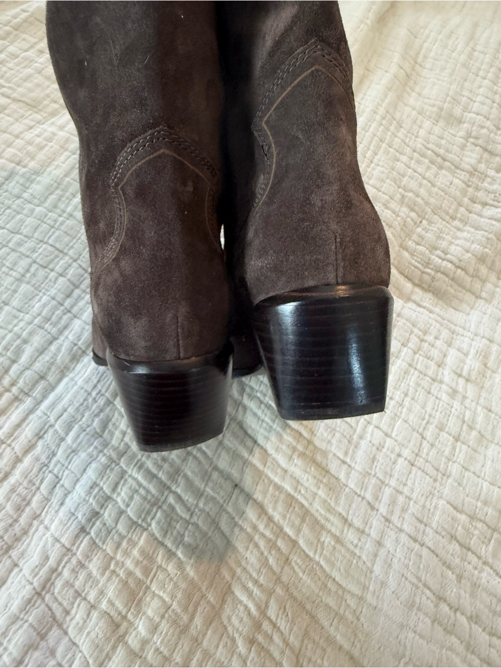 Rag & Bone Classic Women's Suede Western Boot - Brown EUC - Picture 9 of 13
